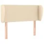 Cabecero de tela color crema 93x23x78/88 cm de vidaXL, Cabeceros y pies de cama - Ref: Foro24-3116851, Precio: 59,74 €, Descu...