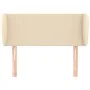 Cabecero de tela color crema 93x23x78/88 cm de vidaXL, Cabeceros y pies de cama - Ref: Foro24-3116851, Precio: 59,74 €, Descu...
