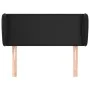 Black synthetic leather headboard 83x23x78/88 cm by vidaXL, Headboards and footboards - Ref: Foro24-3116936, Price: 41,85 €, ...