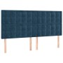 Kopfteile 4 Einheiten aus dunkelblauem Samt 100x5x78/88 cm von vidaXL, Kopf- und Fußteile - Ref: Foro24-3116836, Preis: 138,3...