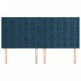 Kopfteile 4 Einheiten aus dunkelblauem Samt 100x5x78/88 cm von vidaXL, Kopf- und Fußteile - Ref: Foro24-3116836, Preis: 138,3...