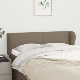 Kopfteil aus taupegrauem Stoff, 147 x 23 x 78/88 cm von vidaXL, Kopf- und Fußteile - Ref: Foro24-3116866, Preis: 70,47 €, Rab...