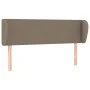 Taupe gray fabric headboard 147x23x78/88 cm by vidaXL, Headboards and footboards - Ref: Foro24-3116866, Price: 76,28 €, Disco...