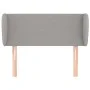 Cabecero de tela gris claro 93x23x78/88 cm de vidaXL, Cabeceros y pies de cama - Ref: Foro24-3116846, Precio: 51,16 €, Descue...