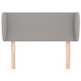 Light gray fabric headboard 93x23x78/88 cm by vidaXL, Headboards and footboards - Ref: Foro24-3116846, Price: 51,30 €, Discou...