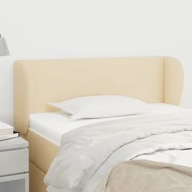 Cream fabric headboard 83x23x78/88 cm by vidaXL, Headboards and footboards - Ref: Foro24-3116843, Price: 60,09 €, Discount: %