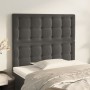 Kopfteile 2 Einheiten aus dunkelgrauem Samt 90x5x78/88 cm von vidaXL, Kopf- und Fußteile - Ref: Foro24-3116803, Preis: 58,26 ...