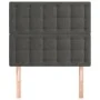 Headboards 2 units of dark gray velvet 90x5x78/88 cm by vidaXL, Headboards and footboards - Ref: Foro24-3116803, Price: 57,21...