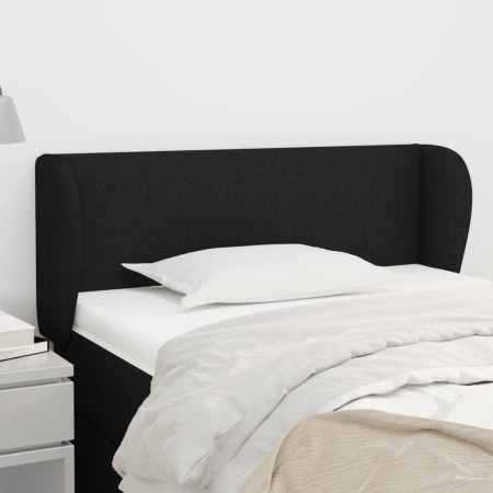 Kopfteil aus schwarzem Stoff, 93 x 23 x 78/88 cm von vidaXL, Kopf- und Fußteile - Ref: Foro24-3116848, Preis: 52,77 €, Rabatt: %