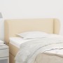 Kopfteil aus cremefarbenem Stoff, 93 x 23 x 78/88 cm von vidaXL, Kopf- und Fußteile - Ref: Foro24-3116991, Preis: 55,36 €, Ra...