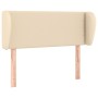 Cabecero de tela color crema 93x23x78/88 cm de vidaXL, Cabeceros y pies de cama - Ref: Foro24-3116991, Precio: 52,55 €, Descu...