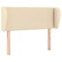 Cream fabric headboard 93x23x78/88 cm by vidaXL, Headboards and footboards - Ref: Foro24-3116991, Price: 54,41 €, Discount: %