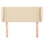 Kopfteil aus cremefarbenem Stoff, 93 x 23 x 78/88 cm von vidaXL, Kopf- und Fußteile - Ref: Foro24-3116991, Preis: 55,36 €, Ra...