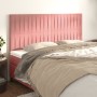 Headboards 4 units of pink velvet 80x5x78/88 cm by vidaXL, Headboards and footboards - Ref: Foro24-3116629, Price: 100,16 €, ...