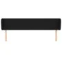 Black fabric headboard 203x23x78/88 cm by vidaXL, Headboards and footboards - Ref: Foro24-3116888, Price: 68,51 €, Discount: %