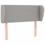 Light gray fabric headboard 83x23x78/88 cm by vidaXL, Headboards and footboards - Ref: Foro24-3116838, Price: 44,13 €, Discou...