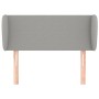 Light gray fabric headboard 83x23x78/88 cm by vidaXL, Headboards and footboards - Ref: Foro24-3116838, Price: 42,59 €, Discou...