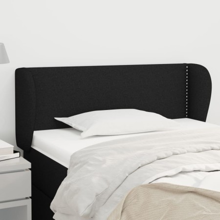 Kopfteil aus schwarzem Stoff, 103 x 23 x 78/88 cm von vidaXL, Kopf- und Fußteile - Ref: Foro24-3116996, Preis: 48,79 €, Rabat...