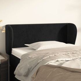 Black velvet headboard 83x23x78/88 cm by vidaXL, Headboards and footboards - Ref: Foro24-3117036, Price: 43,46 €, Discount: %