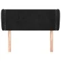 Cabecero de terciopelo negro 83x23x78/88 cm de vidaXL, Cabeceros y pies de cama - Ref: Foro24-3117036, Precio: 42,91 €, Descu...