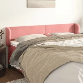Pink velvet headboard 163x23x78/88 cm by vidaXL, Headboards and footboards - Ref: Foro24-3116923, Price: 66,19 €, Discount: %