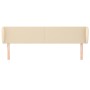 Kopfteil aus cremefarbenem Stoff, 183 x 23 x 78/88 cm von vidaXL, Kopf- und Fußteile - Ref: Foro24-3116883, Preis: 90,65 €, R...