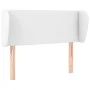 Cabecero de cuero sintético blanco 93x23x78/88 cm de vidaXL, Cabeceros y pies de cama - Ref: Foro24-3116943, Precio: 58,24 €,...
