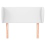 Kopfteil aus weißem Kunstleder, 93 x 23 x 78/88 cm von vidaXL, Kopf- und Fußteile - Ref: Foro24-3116943, Preis: 58,85 €, Raba...