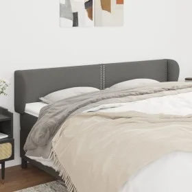 Kopfteil aus dunkelgrauem Stoff, 163 x 23 x 78/88 cm von vidaXL, Kopf- und Fußteile - Ref: Foro24-3117011, Preis: 67,40 €, Ra...