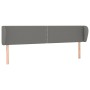 Kopfteil aus dunkelgrauem Stoff, 163 x 23 x 78/88 cm von vidaXL, Kopf- und Fußteile - Ref: Foro24-3117011, Preis: 68,14 €, Ra...
