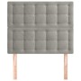 Kopfteile 2 Einheiten aus hellgrauem Samt 100x5x78/88 cm von vidaXL, Kopf- und Fußteile - Ref: Foro24-3116808, Preis: 68,39 €...