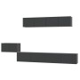 Set de muebles para TV 5 piezas madera contrachapada negro de vidaXL, Muebles TV - Ref: Foro24-3114431, Precio: 235,97 €, Des...