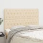 Headboards 4 units cream-colored fabric 80x7x78/88 cm by vidaXL, Headboards and footboards - Ref: Foro24-3116679, Price: 153,...