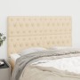 Kopfteile 4 Einheiten aus cremefarbenem Stoff 80x7x78/88 cm von vidaXL, Kopf- und Fußteile - Ref: Foro24-3116679, Preis: 156,...