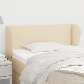 Cream fabric headboard 83x23x78/88 cm by vidaXL, Headboards and footboards - Ref: Foro24-3116983, Price: 45,47 €, Discount: %