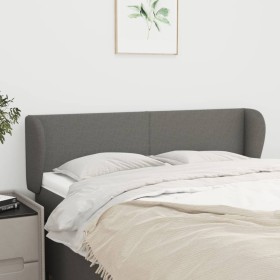 Kopfteil aus dunkelgrauem Stoff, 147 x 23 x 78/88 cm von vidaXL, Kopf- und Fußteile - Ref: Foro24-3116863, Preis: 81,13 €, Ra...