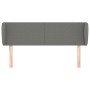 Dark gray fabric headboard 147x23x78/88 cm by vidaXL, Headboards and footboards - Ref: Foro24-3116863, Price: 74,67 €, Discou...