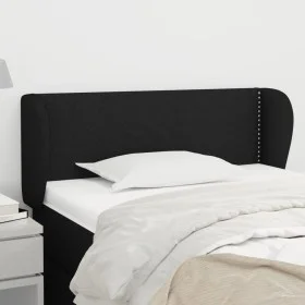 Black fabric headboard 93x23x78/88 cm by vidaXL, Headboards and footboards - Ref: Foro24-3116988, Price: 46,31 €, Discount: %