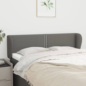 Dark gray fabric headboard 147x23x78/88 cm by vidaXL, Headboards and footboards - Ref: Foro24-3117003, Price: 59,11 €, Discou...