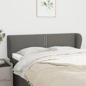 Dark gray fabric headboard 147x23x78/88 cm by vidaXL, Headboards and footboards - Ref: Foro24-3117003, Price: 61,21 €, Discou...