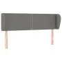 Dark gray fabric headboard 147x23x78/88 cm by vidaXL, Headboards and footboards - Ref: Foro24-3117003, Price: 61,40 €, Discou...