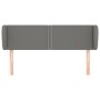 Cabecero de tela gris oscuro 147x23x78/88 cm de vidaXL, Cabeceros y pies de cama - Ref: Foro24-3117003, Precio: 59,11 €, Desc...