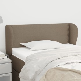 Taupe gray fabric headboard 103x23x78/88 cm by vidaXL, Headboards and footboards - Ref: Foro24-3116998, Price: 43,54 €, Disco...