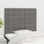 Kopfteile 2 Einheiten aus dunkelgrauem Stoff 90x5x78/88 cm von vidaXL, Kopf- und Fußteile - Ref: Foro24-3116749, Preis: 73,65...