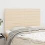 Kopfteile 4 Einheiten aus cremefarbenem Stoff 72x5x78/88 cm von vidaXL, Kopf- und Fußteile - Ref: Foro24-3116475, Preis: 123,...