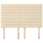 Headboards 4 units cream-colored fabric 72x5x78/88 cm by vidaXL, Headboards and footboards - Ref: Foro24-3116475, Price: 117,...