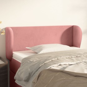 Rosa Samtkopfteil 83x23x78/88 cm von vidaXL, Kopf- und Fußteile - Ref: Foro24-3116899, Preis: 46,95 €, Rabatt: %