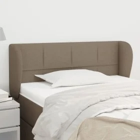 Taupe gray fabric headboard 103x23x78/88 cm by vidaXL, Headboards and footboards - Ref: Foro24-3117138, Price: 49,23 €, Disco...