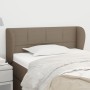 Taupe gray fabric headboard 103x23x78/88 cm by vidaXL, Headboards and footboards - Ref: Foro24-3117138, Price: 49,50 €, Disco...