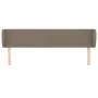 Cabecero de tela gris taupe 163x23x78/88 cm de vidaXL, Cabeceros y pies de cama - Ref: Foro24-3116874, Precio: 76,33 €, Descu...